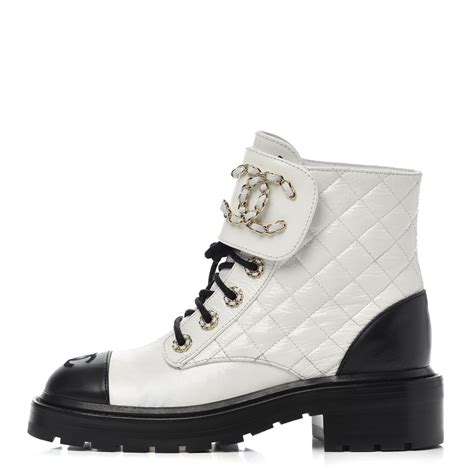 chanel lace up boots price